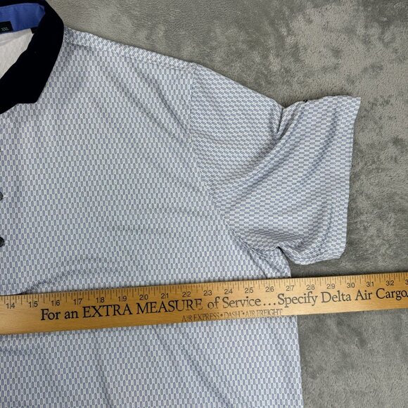 Greyson Golf World Tour Performance Stretch Mens XXL Short Sleeve Polo Shirt - Picture 9 of 10